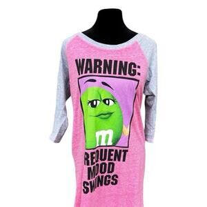M & M’s women’s pj’s, size S/M pink